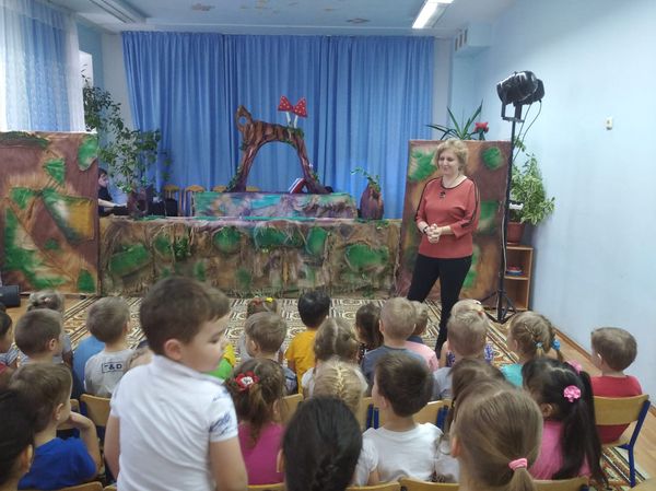 22 января театр кукол посетил д/с «Балдырган»