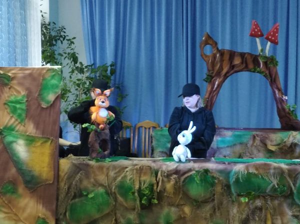 22 января театр кукол посетил д/с «Балдырган»